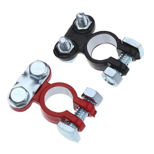  2pcs Professional Car Accumulator Cable Terminal Zinc Alloy Auto Accumulator - Picture 1 of 9