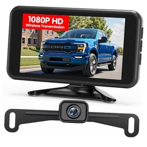  Wireless Backup Camera: 5" 1080P HD Dual-Channel Monitor, Easy 5inch - Picture 1 of 7