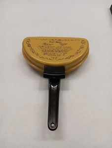 Vintage Mirro Folding Omelet Pan Maker Double Fryer With French & Puffy Recipes - Picture 1 of 13