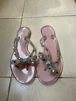 Valentino Garavani rockstud jelly slides sandals size 38 EU - Image 1 of 4