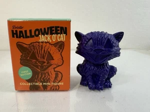 Beistle X Creepy Co Halloween Jack O’ Cat First Edition Mini Figure Rare Purple - Picture 1 of 10