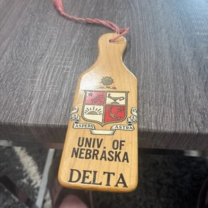 1961 Beta Sigma Psi National Convention Nebraska University Fraternity 8” Paddle - Picture 1 of 8