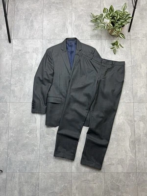 Traje Hackett Mayfair Pick n Pick en 945 Gris Blazer 50R Pantalones 34R Foto 1 de 4