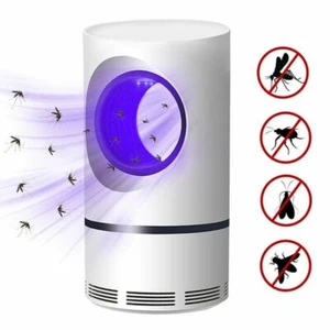 Eléctrico Fly Matamoscas Mosquito Insecto Receptor Luz LED Trampa Plaga Control - Imagen 1 de 11