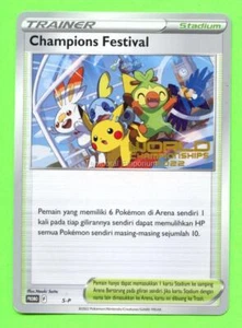 Indonesian Champions Festival SWSH296 NM Pokemon London World Championship 2022 - Picture 1 of 1