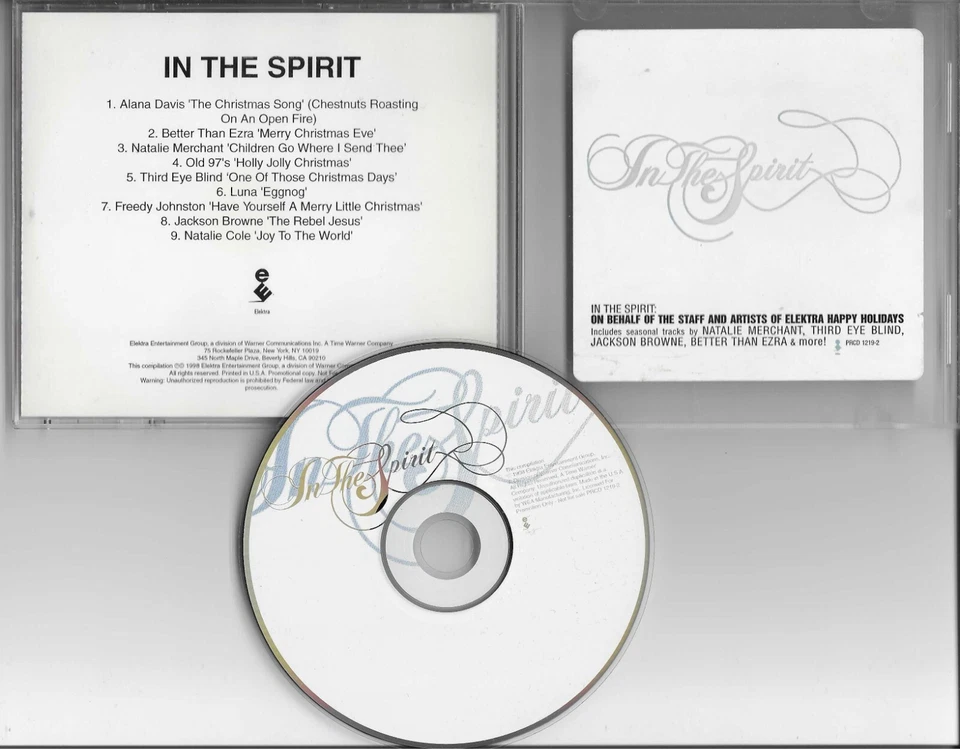 CHRISTMAS PROMO CD NATALIE MERCHANT Old 97’s THIRD EYE BLIND Jackson Browne LUNA Foto 1 de 1