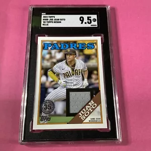 2023 Topps #88R-JSO Juan Soto ‘88 Topps Design Relic SGC 9.5 San Diego Padres - Picture 1 of 2