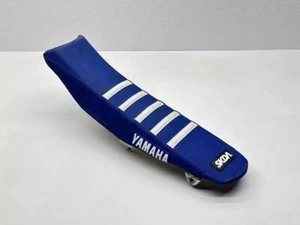 2022 Yamaha YZ450F SKDA Seat Ribbed Saddle Blue Cover BR9-24710-A2-00 Assembly - Imagen 1 de 7