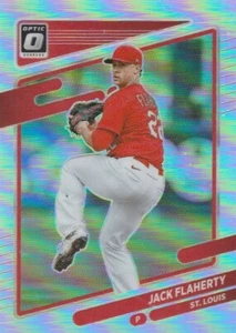 Donruss Optic Jack Flaherty #162 Prizm 2021 - Imagen 1 de 2