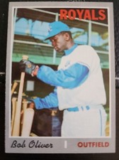 1970 Topps Baseball Card #567 Bob Oliver Kansas City Royals - Mint Condition