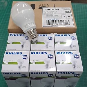 6 x Philips CorePro 6.5 Watt LED E27 830 White Light A+ Energy Rated Bulb 6.5W 