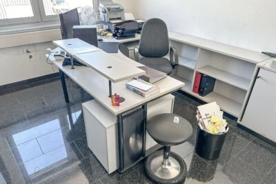 Schreibtisch, Büromöbel Winkelschreibtisch Eckschreibtisch links Tisch - Bild 1 von 4