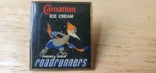 Phoenix Roadrunners logo pin IHL Carnation Ice Cream hockey Vintage WHA