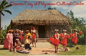 Postal de fotógrafo del Centro Cultural Polinesio de Honolulu Hawaii - Imagen 1 de 6