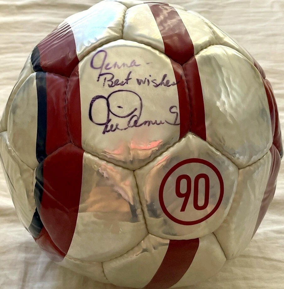 Mia Hamm autographed auto autograph Nike chrome size 5 US Soccer ball Jenna JSA - Image 1 of 2