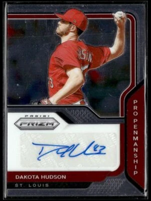 2021 Autograph Dakota Hudson St. Louis Cardinals #PP-DH - Image 1 of 2