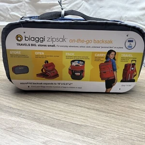 Mochila de viaje para computadora portátil Biaggi Zipsak - Apta para TSA, se adapta a 16 pulgadas azul marino - Imagen 1 de 8