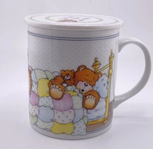 Get Well Kaffeetasse Deckel Becher Bärenfüße Familie Toskany 1985 - Bild 1 von 9
