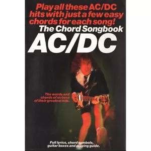 AC / Dc : Chord Songbook Livre - Partition Neuf - Imagen 1 de 2