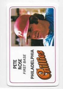 Pete Rose 1983 Perma-Graphics All Star Credit Card  - Picture 1 of 1