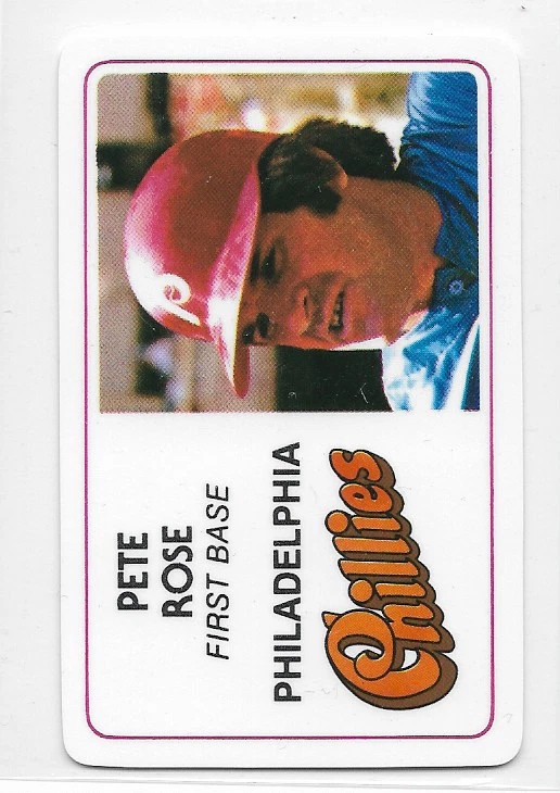 Pete Rose 1983 Perma-Graphics All Star Credit Card  - Image 1 of 1
