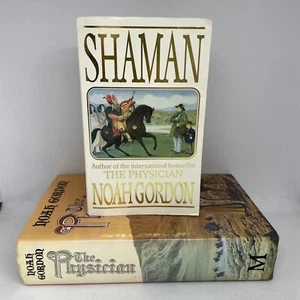 The Physician (Hardcover) & Shaman (Paperback) Noah Gordon Book Bundle - Picture 1 of 11
