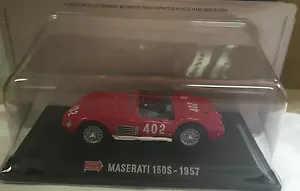 DIE CAST 1000 MIGLIA " MASERATI 150S - 1957 " + BOX 2 SCALA 1/43 - Photo 1 sur 1