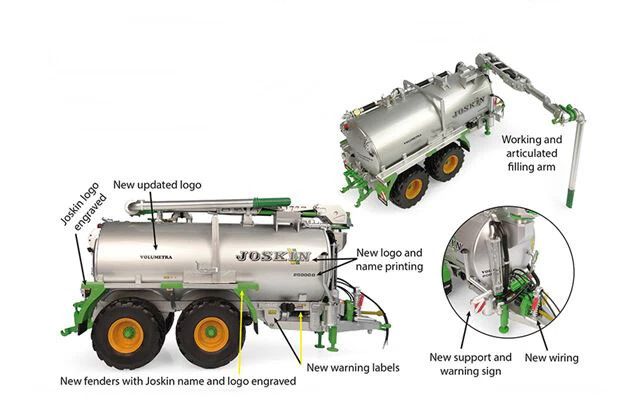 Joskin Volumetra 20000D Spreader Carrobotte Spandiliquame 1:32 Model 6628 - Image 1 of 1