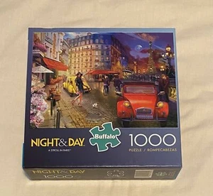 Giochi di Buffalo Notte e Giorno Una Passeggiata a Parigi Puzzle 1000 Pezzi - Foto 1 di 2