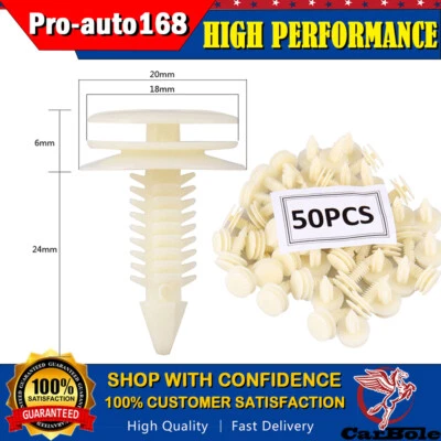 50 piezas clips de sujeción de panel de moldura de puerta delantera para automóvil para Chevy S10 GMC Buick Foto 1 de 4