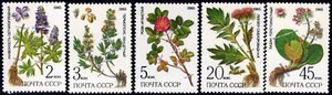 Russia - 1985 - Flora - serie completa - nuova (MNH) - Foto 1 di 1