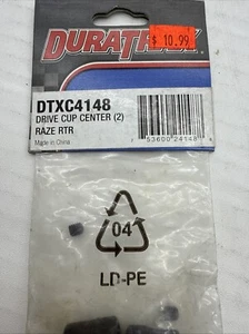 GENUINE DURATRAX 4148 DRIVE CUP CENTER (2) W/ SET SCREWS RAZE RTR DTXC4148 F15 - Picture 1 of 1