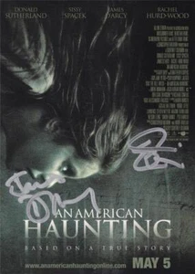 AN AMERICAN HAUNTING James D'Arcy +1 SIGNED Autograph 5x7 Postcard - Picture 1 of 1