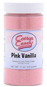 Cotton Candy Express Zahnseide Zucker, Rosa Vanille 11 oz (311 g) - Bild 1 von 1