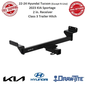 Draw-Tite 76509 Trailer Hitch Class III, 2" Rec. For 22-24 Tucson, 2023 Sportage - Picture 1 of 13