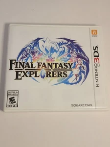 Final Fantasy Explorers (Nintendo 3DS, 2016) W/ Manual - Authentic & Tested! - Foto 1 di 6