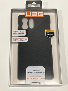 UAG Urban Armor Gear Metropolis Case Samsung Galaxy S23 Ultra 5G - Black - Picture 1 of 1