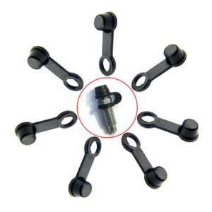8PCS Car Motorcycle Brake Caliper Bleed Nipple Screw 8mm Dust Rubber Caps Cover - Picture 1 of 12