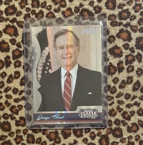 SWEET 2008 DONRUSS AMERICANA II GEORGE H. W. BUSH SILVER PROOF Holo #189 ~ /250 - Picture 1 of 2
