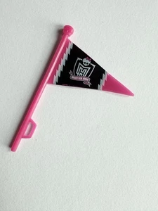 Monster High Doll Slo Mo Ghoul Spirit Fearleading Fearleader Flag Penant - Picture 1 of 2