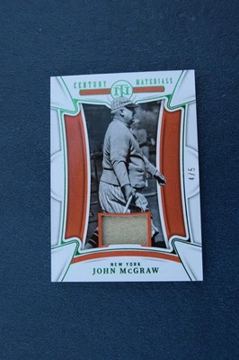 National Treasures 2023 rojo blanco y azul materiales plata John McGraw/5 Foto 1 de 2