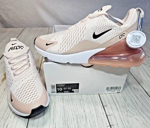 ๐ New Women's Sz 10 Nike Air Max 270 Light Soft Pink Running Shoes AH6789-604๐ - Picture 1 of 15