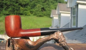Unbranded Smooth Billiard Saddle Bit Tobacco Estate Pipe 5.1/4" L - Picture 1 of 18