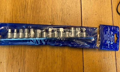 Blue Point ITC5142A 3/8" Drive 14 Pieces Drain Key Set Plug Key Socket On Rail - Image 1 of 4