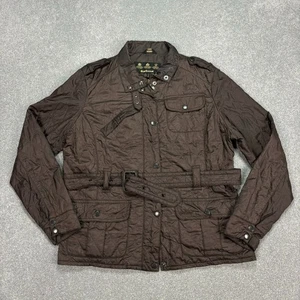 Barbour Jacket Womens Large Brown Quilted Hunting Field Country Coat Ladies - Picture 1 of 8