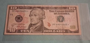 2017A 10 $ Dollar Star Note S/N PF03572025 - Bild 1 von 2