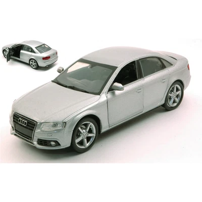 AUDI A4 2008 SILVER 1:24 New Ray Auto Stradali Modellino Nuovo - Immagine 1 di 3