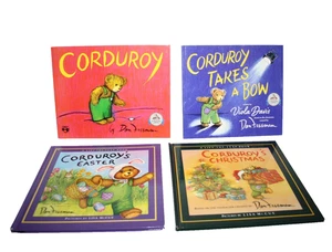 Corduroy The Bear Book Lot Of 4 Don Freeman 2 Lift The Flap 2 Paperback Children - Imagen 1 de 4