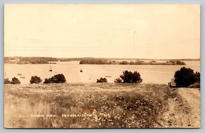 Vintage 1940 Harbor View Friendship Maine RPPC Postcard - Picture 1 of 2