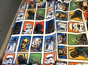 OFFIZIELLE Star Wars-George Lucas Films Ltd - nur doppelte Spannbettlaken & flache Bettwäsche - Bild 1 von 8